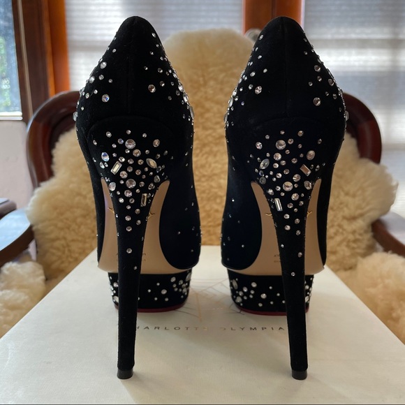 SOLD! NWT Charlotte Olympia Bejewelled Dolly Pumps - Picture 5 of 8